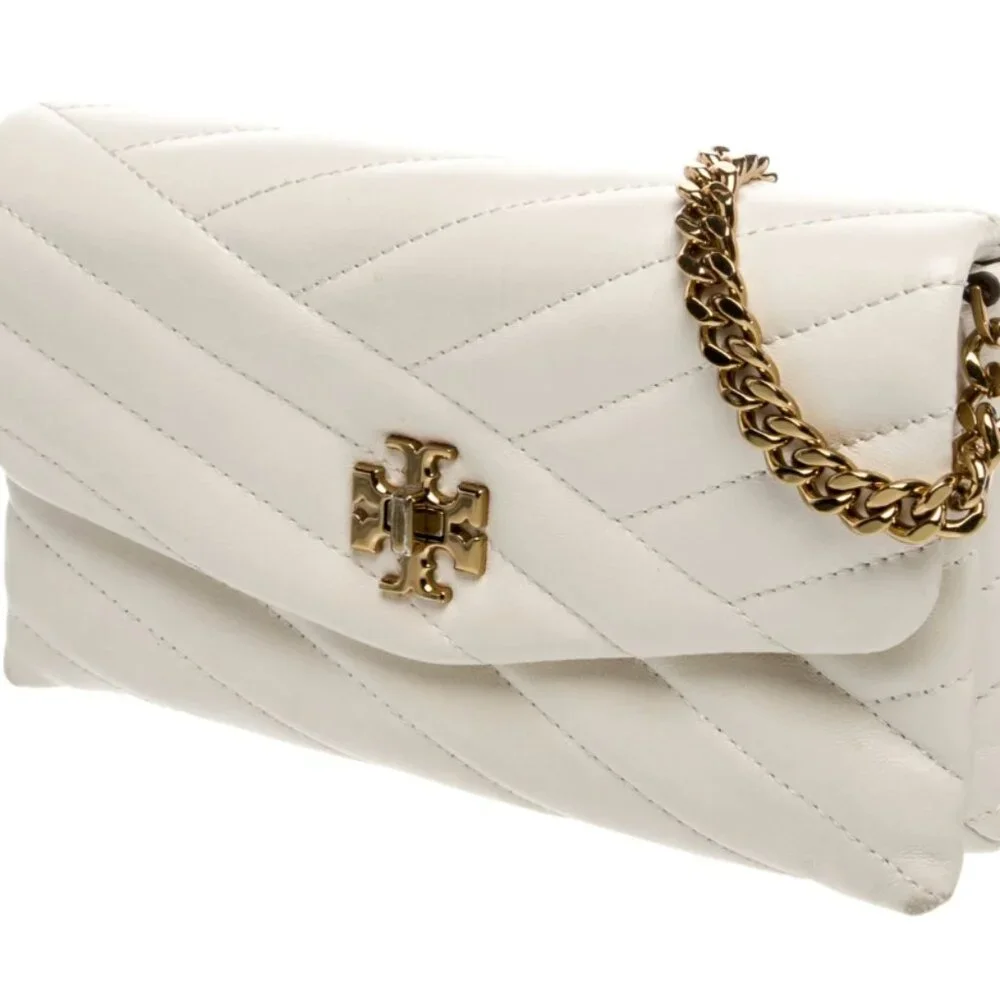 Tory Burch Mini Chevron Kira Bag GUC - Picture 1 of 3